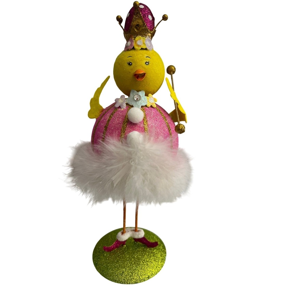 Vintage Pier 1‎ Imports Easter Spring Chick Princess Crown Figurine